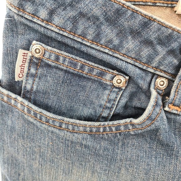 Carhartt Mid Rise Slightly Boots Cut Jeans - Picture 6 of 12